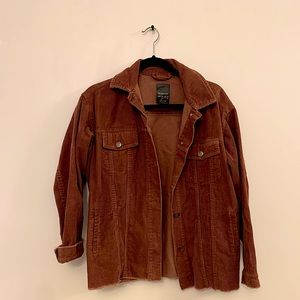 Rust/Orange Corduroy Shirt Jacket - NWOT